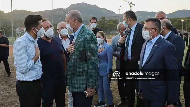 Cumhurbaşkanı Erdoğan, Marmaris'te