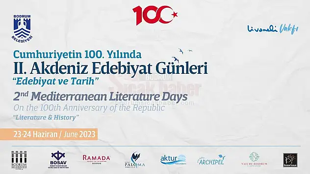 Cumhuriyet'in 100. Yılında 2. Akdeniz Edebiyat Günleri Başlıyor