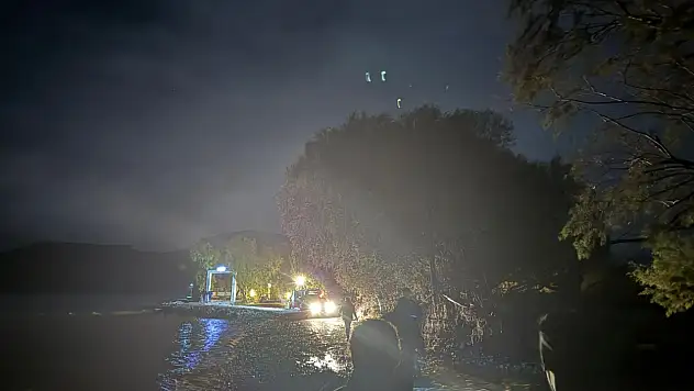 Datça'da sel felaketi bir kişi kayıp arama kurtarma seferberliği