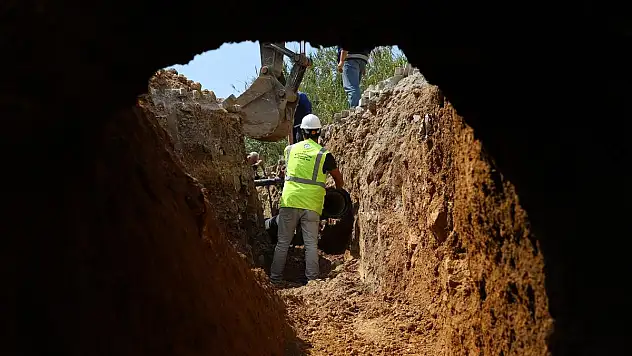 Datça Yeni Çeşme'de İçme Suyu Hatları Yenilendi