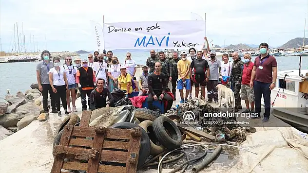 Denizden kanepe de çıktı market arabası da