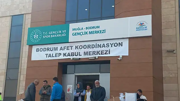 Depremzedelerin Tüm İhtiyaçları Bodrum Gençlik Merkezinde Karşılanıyor