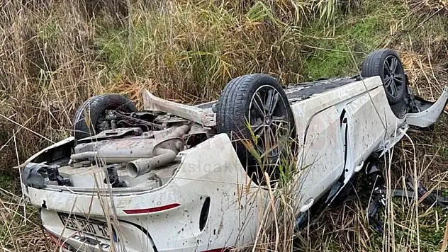 Dere Yatağına Devrilen Otomobilin Sürücüsü Öldü