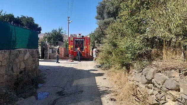 Dereköy'de Yangın Başladı