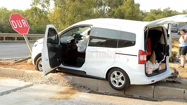 Direksiyon Hakimiyetini Kaybedip Kaza Yaptı