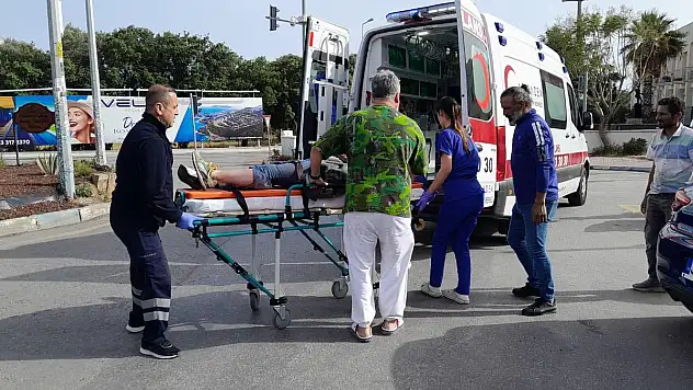 Dönüş Yapan Araç Motosikletle Çarpıştı, 1 Yaralı