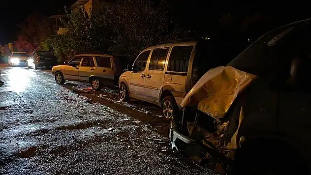 Düğün Konvoyunda Zincirleme Kaza