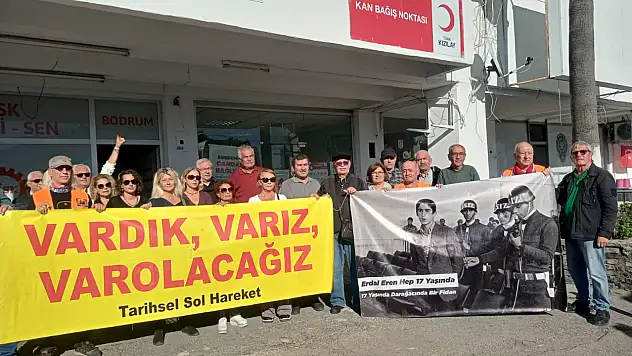 Erdal Eren Bodrum'da anıldı: son bakıştaki o gözler kaldı aklımızda
