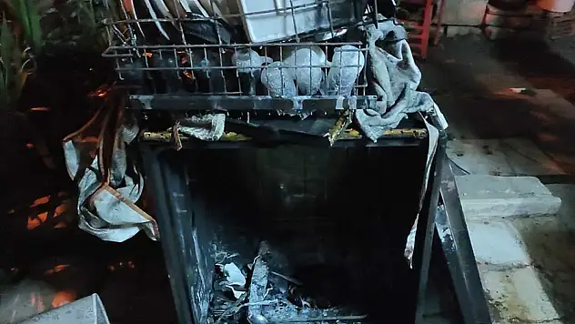 Evde çıkan yangın hasara yol açtı