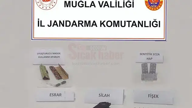 EVLERİNDE UYUŞTURUCU İLE YAKALANDILAR