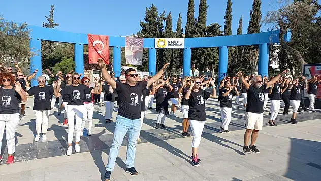 Festivalde Yüzlerce Kişi Zeybek Oynadı