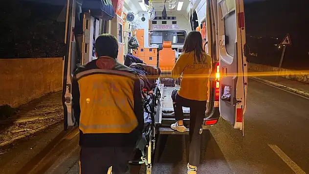 Gidon Hakimiyetini Kaybeden Genç Düşüp Yaralandı