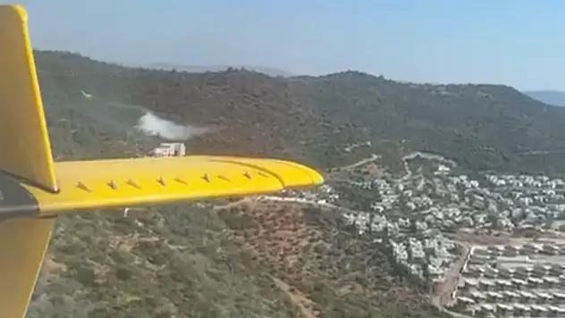 Güllük'teki Yangın Kontrol Altına Alındı