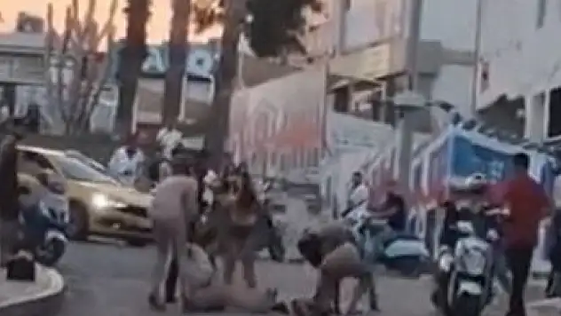 Gümbet barlar sokağında kadınlar ortalığı birbirine kattı