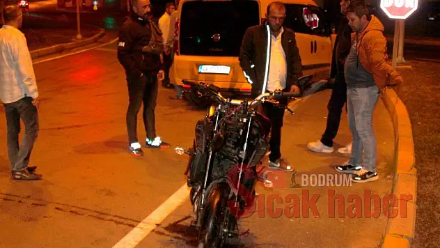 Gümbet' de Feci Motor Kazası 1 Ağır Yaralı