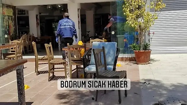 Gümbet'te Mekan Tarandı 2 yaralı