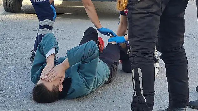 Gümbet'te Meydana Gelen Kazada Sürücü Dizinden Yaralandı