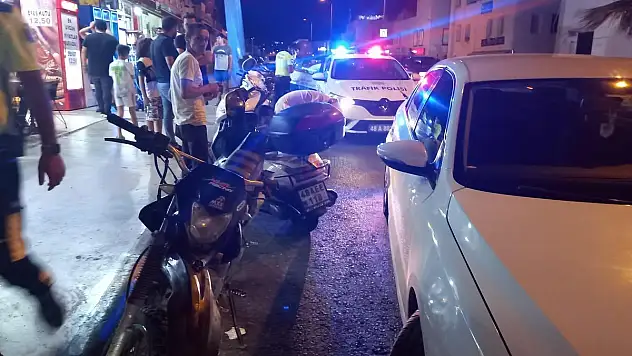 Gümbet'te Yaralamalı Motosiklet Kazası