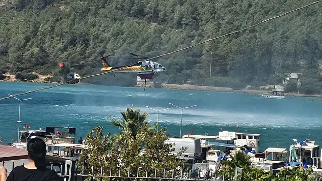 Güvercinlik'te ki orman yangını rüzgarın etkisiyle büyümeye devam ediyor !
