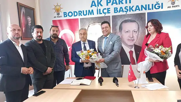 HACI DALDA AK PARTİ İLÇE BAŞKANLIĞI GÖREVİNİ DEVRALDI