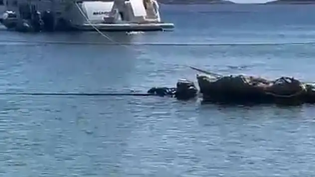 Halkın denize girişi halatlarla kapatıldı !