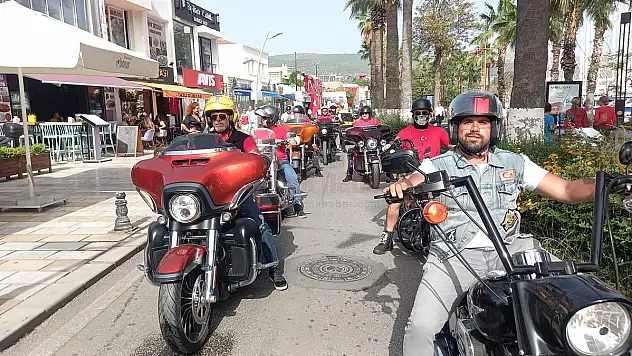 Harley Davidson Tutkunları 19 Mayıs'ı Bodrum'da Kutladı