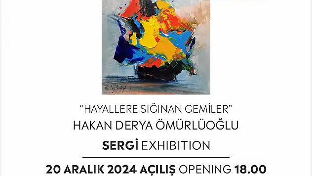 Hayallere Sığınan Gemiler' Resim Sergisi Oasıs Sanat Galerisinde