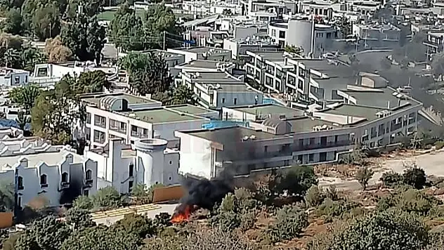 Hurdacılar Yangın Çıkarttı