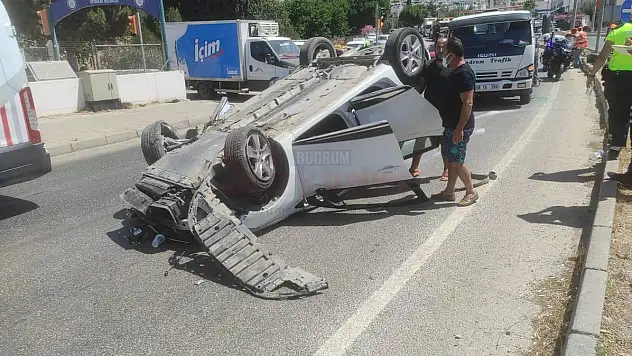 Hurdaya Dönen Araçtan Burnu Bile Kanamadan Kurtuldu