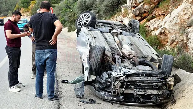 Hurdaya Dönen Araçtan Burnu Kanamadan Çıktı