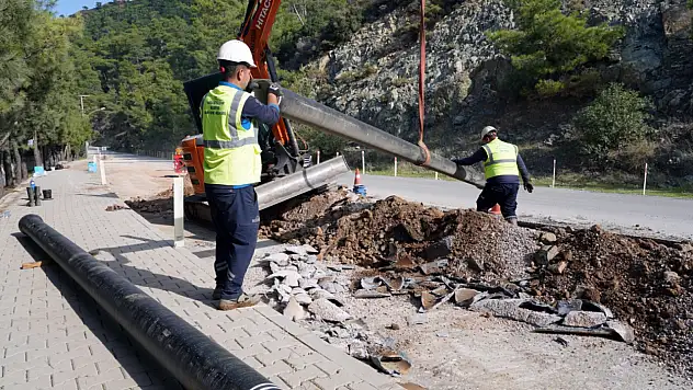 İçme suyu hattı yenileniyor