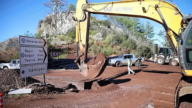 İçmeler Osmaniye İçme Suyu Hattı Tamamlandı