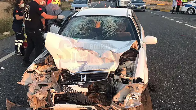 İki Otomobilin Çarpışması Sonucu 7 Kişi Yaralandı