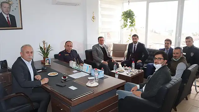 İl Emniyet Müdürü Dilberoğlu, Datça'da muhtarlarla bir araya geldi