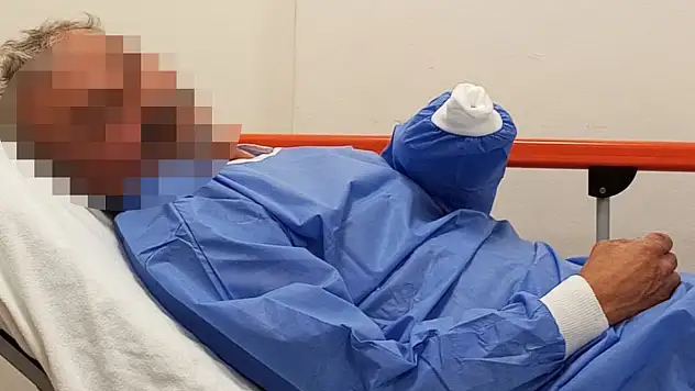 İş kazasında parmağını kaybetti