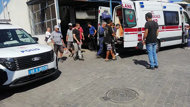 İş yerinde talihsiz kaza !