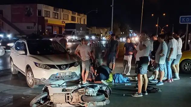 Işık İhlali Yapan Sürücü Kazada  Yaralandı