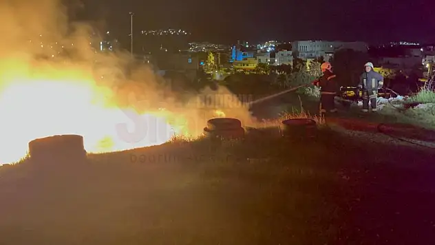 Isınma amaçlı yaktıkları ateş barakayı kül etti