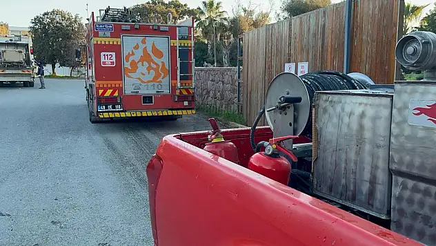 İşyerinde Çıkan Yangın Kısa Sürede Kontrol Altına Alındı