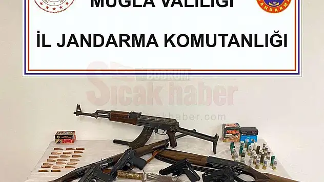 Jandarma Ekipleri Onlarca Silah Satmaya Çalışan Şahısları Yakaladı