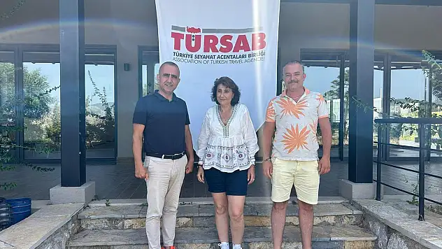 Kalimnos Belediye Başkan Yardımcısı Koutouzi TÜRSAB'a Ziyarete Bulundu