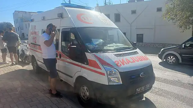 Kamyon Motosiklet İle Çarpıştı Kazada 1 Kişi Yaralandı