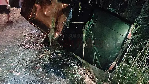 Kanala Uçan Araç'ta 1 Kişi Hayatını Kaybetti
