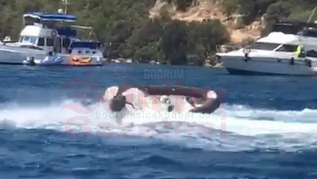 Kaptanı Denize Düşen Bot Kayalıklara Çarparak Durabildi