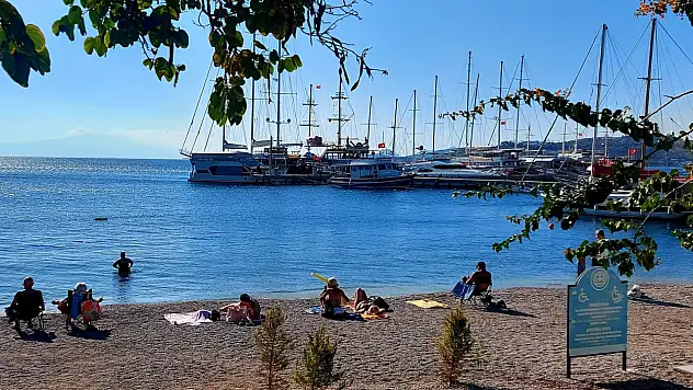 Kasım ortasında yazdan kalma gün