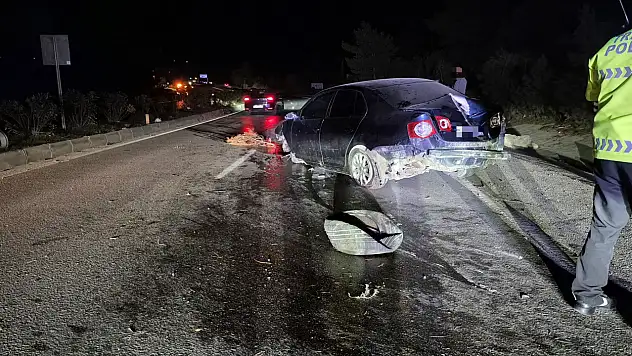 Kayalıklara çarptı canını zor kurtardı