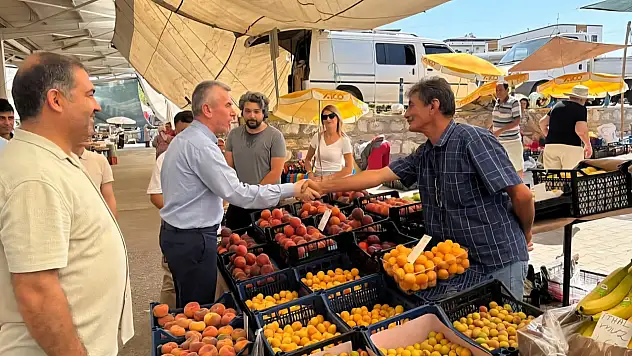 Kaymakam ali sırmalı'dan mumcular pazarı'na ziyaret