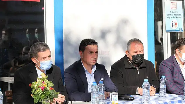KAYMAKAM BAYAR VE BAŞKAN ARAS PINARLIBELEN HALKIYLA BİR ARAYA GELDİ