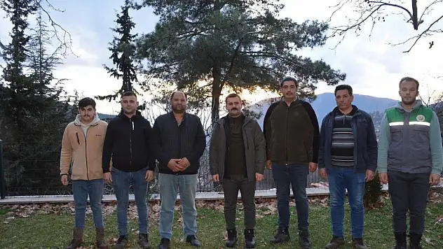 Kaymakam kumcu orman işletme çalışmalarını inceledi