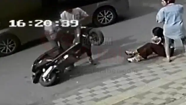 Kaza Anı Güvenlik Kameralarına Yansıdı